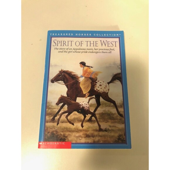 Jahnna N Malcolm SPIRIT OF THE WEST Pony Tails Book Vtg American Indian Book - Picture 1 of 2